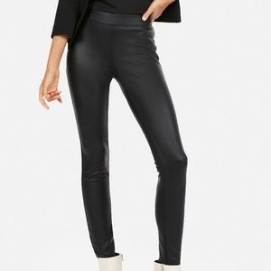 Express faux leather leggings pants large